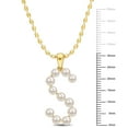 thumbnail image 2 of Everly Women's Cultured Pearl Yellow Gold Plated Necklace, 2 of 6