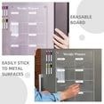 thumbnail image 6 of EXHUMKY 2pcs Fridge Magnet Board Dry Erase Menu Board Clear Magnetic Acrylic Home Use Back to School, 6 of 7