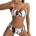 thumbnail image 1 of Matching Family Swimsuits Women's Sexy Bikini Split Two-Piece Beach With Chest Pad Swimsuit, 1 of 3