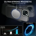 thumbnail image 4 of VENINGO Magnetic Phone Case for iPhone 13 & iPhone 14 Compatible with Mag-safe,Translucent Matte Shockproof Scratch Resistant Phone Case，Grey, 4 of 9