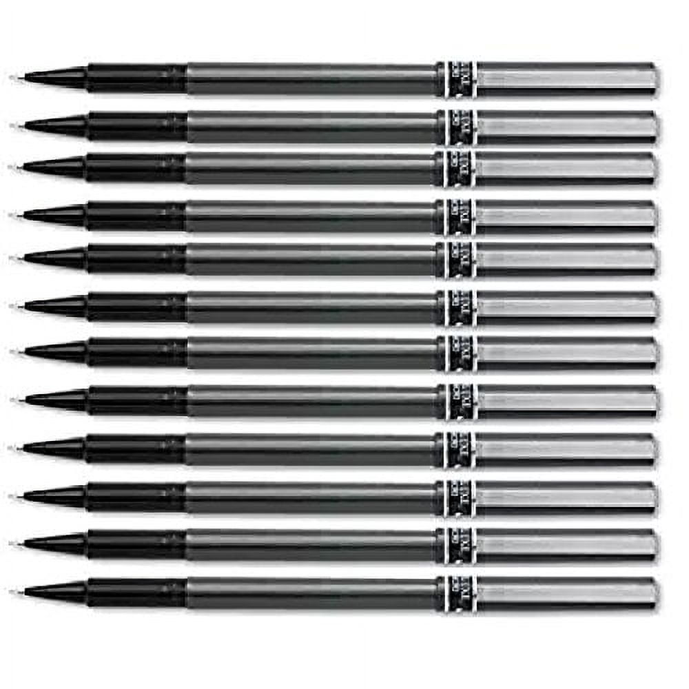 Uniball - Deluxe Rollerball Pen, Waterproof/Pigmented, 0.5 mm, Black, (1-Pack of 12)