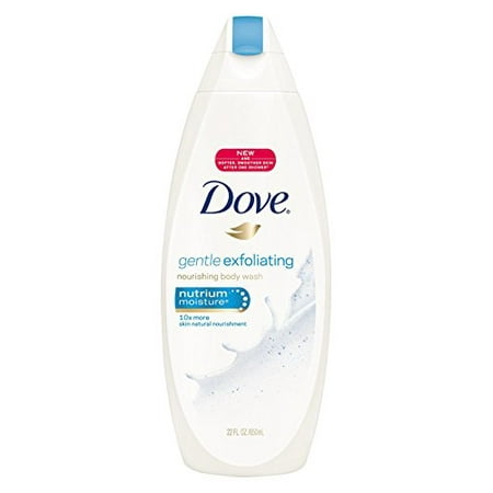 Dove Body Wash, Gentle Exfoliating, 22 oz (Best Drugstore Exfoliating Body Wash)