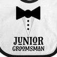 thumbnail image 4 of Inktastic Junior Groomsman Bridal Party Wedding Boys Baby Bib, 4 of 4