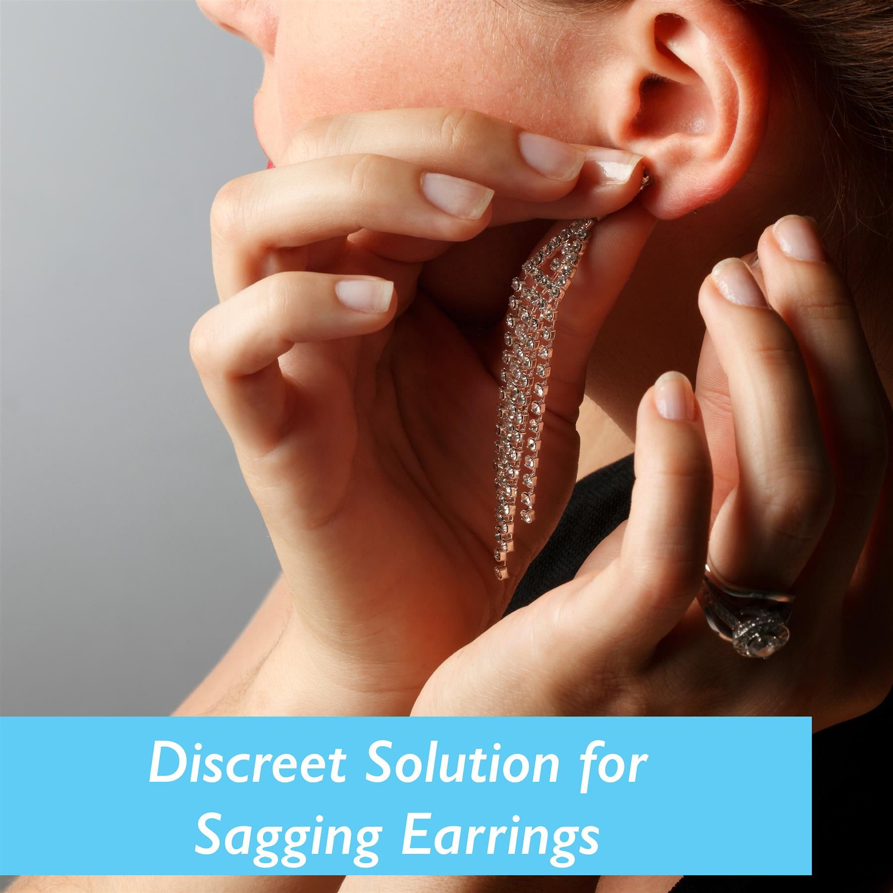 Sagging earrings store