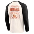 thumbnail image 3 of Men's Darius Rucker Collection by Fanatics Cream/Black Cincinnati Bengals Raglan Henley T-Shirt, 3 of 3