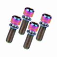 thumbnail image 2 of M Buder 4Pcs M6x18mm Tornillos de Freno de Disco para Bicicleta (Multicolor) Aleación Premium Accesorios Ciclismo Montaña Fijación Segura, 2 of 9