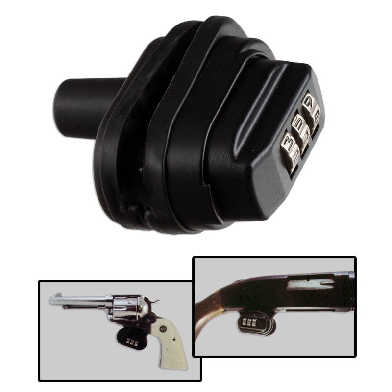 Universal Combination Gun Trigger Lock Fits Pistols Rifles Shotguns