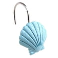 thumbnail image 2 of AGPtek 12PCS Shower Curtain Hooks, Home Seashell Anti Rust Decorative Resin Hooks for Bathroom Shower Curtain, Living room Curtain, 2 of 3