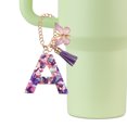 thumbnail image 4 of Cadena de Taza Letra A, Cadena de Bolsa, Cadena de Llave, Accesorios Decorativos Lindos (Con Forma de Piedra), 4 of 6