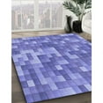 thumbnail image 2 of Ahgly Company Indoor Round Patterned Purple Mimosa Purple Area Rugs, 3' Round, 2 of 6