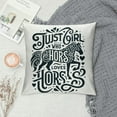 thumbnail image 2 of YANMS Just A Girl Who Loves Horses Throw Pillow Covers - Horse Themed Decorative Cushion Covers,Flower Horse Pillow Case for Room,Horse Lover Gifts, Gifts for Girls, 2 of 5