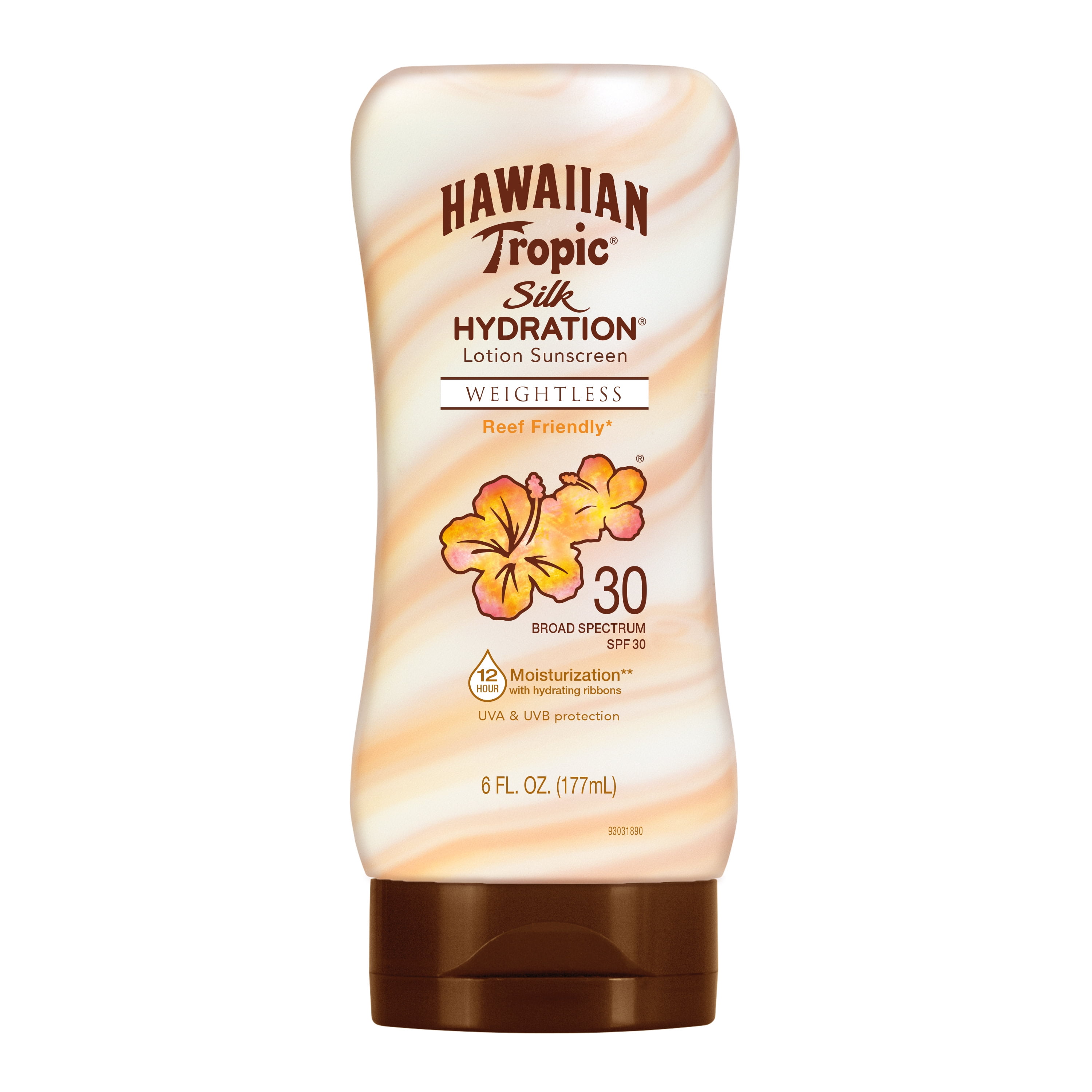 Hawaiian Tropic Silk Hydration Weightless Sunscreen SPF 30, 6 oz
