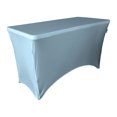 thumbnail image 1 of LA Linen TCSpandex48x30x30_BlueLightX18 LA Linen Rectangular Spandex Tablecloth, 48 by 30 by 30-Inch, Blue Light, 1 of 2