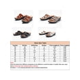 thumbnail image 2 of Ferndule Women Orthopedic Sandals Wedge Slippers Open Toe Anti-Slip Mule Shoes Clogs, 2 of 2