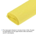 thumbnail image 3 of Crepe Paper Roll 7.5ft Long 20 Inch Wide for Wedding Decoration,Yellow 2pcs, 3 of 6