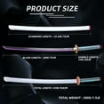 thumbnail image 3 of LED Light Demon Slayer Sword Cosplay 41 inches with Belt Holder Stand, 3 of 10