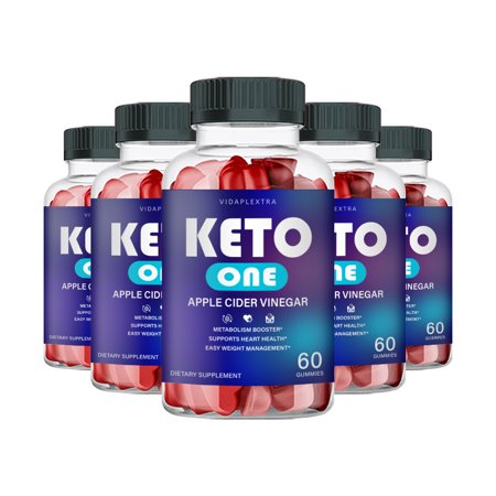 (5 Pack) Keto One - Keto One Apple Cider Vinegar Gummies