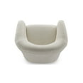 thumbnail image 4 of Dubbin Modern Polyester Loveseat with Side Bags, Perfect for Beige Living Room or Bedroom Hazel Wood, 4 of 8