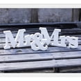 thumbnail image 2 of Shisuyan MR & MRS Wooden Letters Wedding Decoration Wedding Present (White), 2 of 5