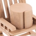 thumbnail image 3 of SHOWERORO Coffee Colored Miniature Rocking Chairs And Table 1 Set For Home Decor 5.50X5.00X4.20CM, 3 of 6