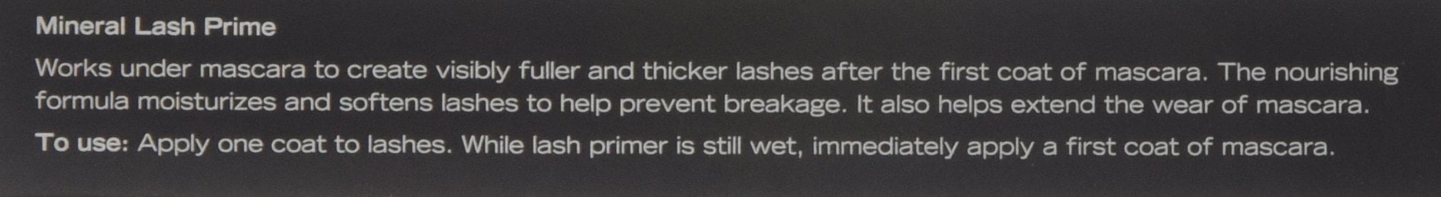 Youngblood MINERAL LASH PRIME  .13 fl oz