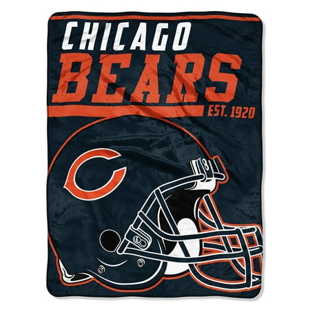 - NFL Chicago Bears “40-Yard Dash” 46”x 60” Micro Raschel Throw
