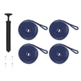 thumbnail image 7 of Rockville FEN445-NAVY Blue Boat Fender Package, 4 Bumpers 4.5in x 16in, 4 Lines, 1 Pump, 7 of 7