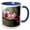 Blue/White, variant on 3drose, a Bough of Blurred Peach Blossom, 11oz Mug