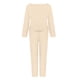 thumbnail image 5 of ICHUANYI Clearance 2PC Fashion Woman Solid Long Sleeve Blouse +Loose Pants Sets(Beige, XL) ICHUANYI WER2023080812099, 5 of 6