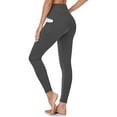 thumbnail image 3 of ZZwxWA High Waisted Leggings for Women - Soft Pants No See Through Belly Control Cycling Workout Yoga Pants with Pockets Slim, 3 of 3