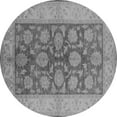 thumbnail image 1 of Ahgly Company Indoor Round Oriental Gray Traditional Area Rugs, 6' Round, 1 of 4
