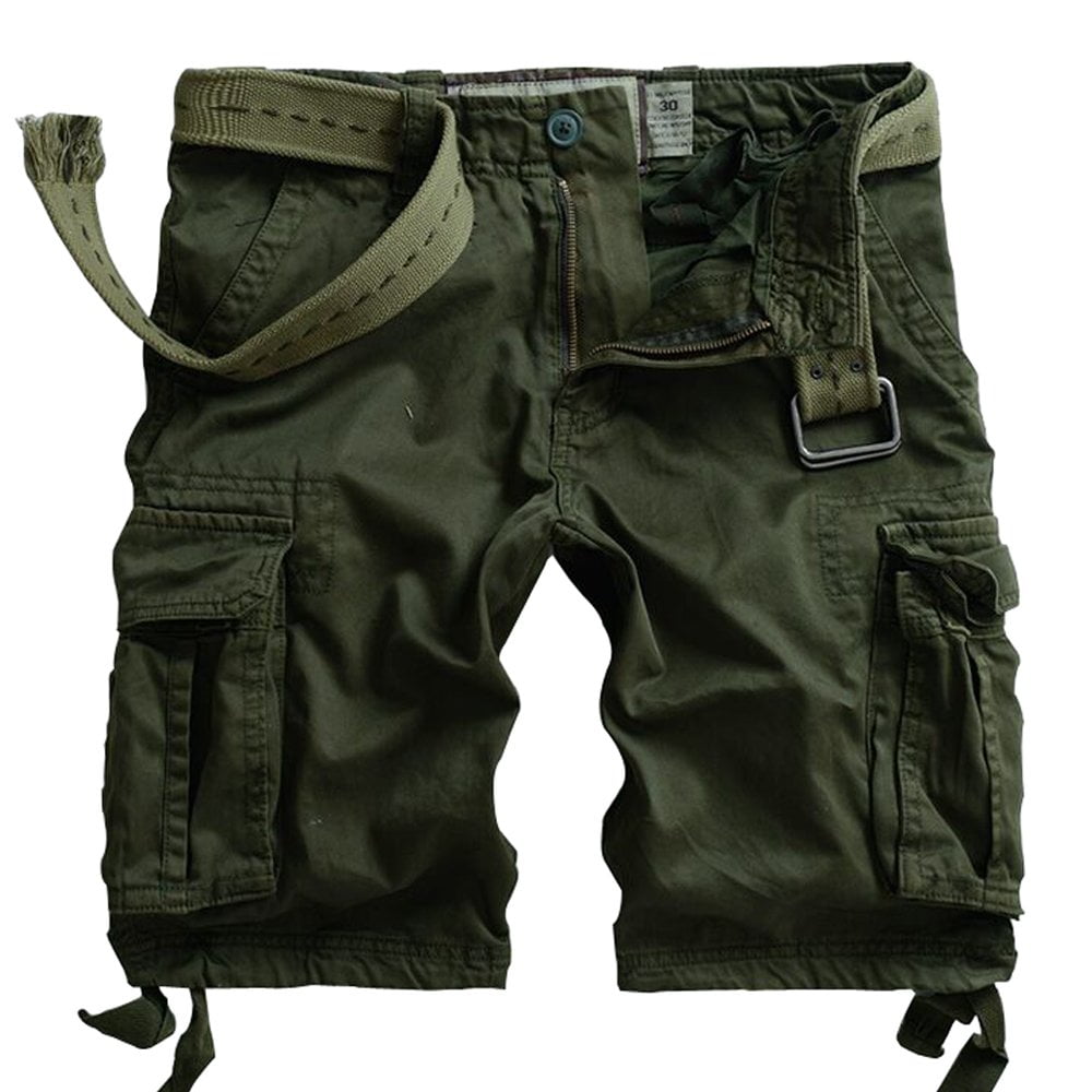 Kocthomy Men's Cargo Shorts Relaxed Fit Camo Short Outdoor MultiPocket