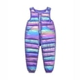 thumbnail image 2 of YUNAFFT Thermal Stain-Resistant Overalls for Boys & Girls 1-5Y | Sleeveless Colorful Winter Rompers with Adjustable Straps, Easy Clean Polyester Lightweight Thermal Pants, 2 of 4