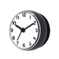 thumbnail image 1 of Reloj de baño moderno resistente al agua con ventosa para inodoros, cocinas y hogares. Negro Gris, 1 of 3