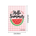 thumbnail image 4 of Amhnf Hello Summer Watermelon Garden Flag For Home Outdoor Garden Yard Decor 12x18 inch, 4 of 5