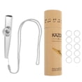 thumbnail image 4 of 1 Set Metal Kazoo With Rope Portable Kazoo With Flute Diaphragm Music Instrument Kazoo, 4 of 8