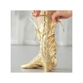 thumbnail image 5 of Fangasis Boys Jazz Boots Non Slip Dance Shoes Split Sole Modern Comfortable Gold 8, 5 of 8