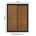 thumbnail image 3 of Ropero Closet Madesa Dallas Plus 2 Puertas 4 Cajones NM 1, 3 of 5