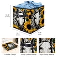 thumbnail image 3 of Unicorn Foldable Storage Box with Handle, 10.8"x10.5"x10.6", Large Capacity Organizer Bins, 3 of 6