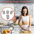thumbnail image 4 of 8Pcs Finger Guards for Cutting, Hand Guard Finger Protector Kitchen Stainless Steel Finger Nail Protector Hand Cut Guard Kitchen Finger Cutting Protector for Chopping Dicing Slicing, 4 of 8