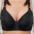 thumbnail image 2 of 3 Pack Women‘s Front Closure Bra Wireless Bra Active Yoga Sports Bras, 2 of 10