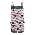 thumbnail image 4 of Vetsdori Valentines Pajama Sets for Women Soft Valentines Day Sleepwear Nightwear 2 Pieces Loungewear Holiday Womens Pajamas Spring, 4 of 5