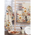 thumbnail image 2 of Yellow Red Blue Spring Floral Kitchen Dish Towels for Drying Dishes Set of 2, Watercolor Botanical Summer Flowers Waffle Weave Microfiber Hand Tea Bathroom Towels Quick Dry Absorbent Towel 15.7x23.6, 2 of 7