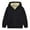 Black, variant on Coerni Toddler Boy's Girl's Sherpa Fleece Lined Jacket Kids Zipper Fuzzy Fleece Hoodie Warm Winter Jacket Hooded Sweatshirts