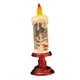 thumbnail image 3 of Decoración de mesa navideña Centros de mesa de comedor navideños iluminados Vela del pilar, 3 of 9