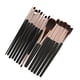 thumbnail image 2 of Cepillos de Maquillaje Profesional, Marrón Negro 22 Piezas de Cepillo de Maquillaje para Bodas, 2 of 8