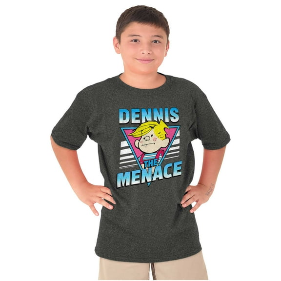 Retro Dennis The Menace Cartoon Crewneck T Shirts Boy Girl Teen Brisco Brands XS