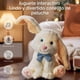 thumbnail image 2 of Conejo Liebre Robot Peluche Canta Mueve Orejas Baila - Blanco, 2 of 10