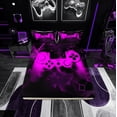 thumbnail image 2 of Erosebridal Youth Gaming Bed Sheets Set Twin Size, Video Game Hot Pink Gamepad Bedding Sets Twin Size, Gamer Bedroom Decor 3 Pieces, 2 of 7