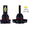 thumbnail image 2 of LAICAIW 2x H16 5202 LED Fog Light Bulb Advanced 3030 SMD Bright Colorful Daytime Running DRL Lamp, Green, 2 of 7